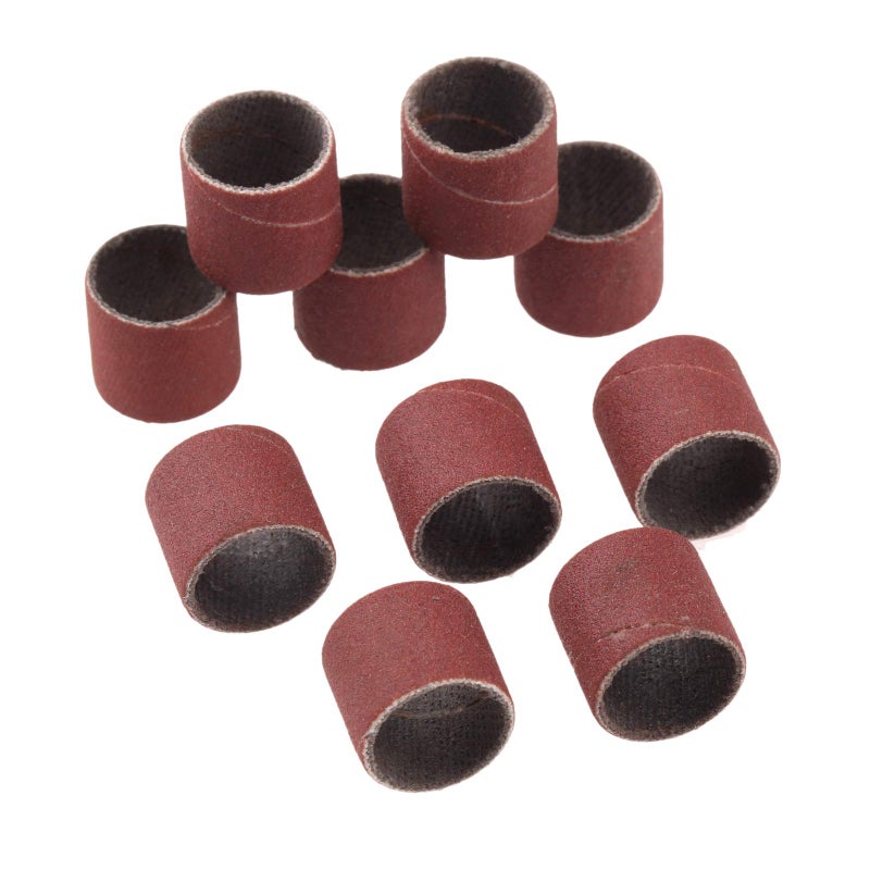 Yetaha 100 PCs Sanding Bands 320 Grit Drums Sleeves For DREMEL Rotary Tools 12CM - Image 2